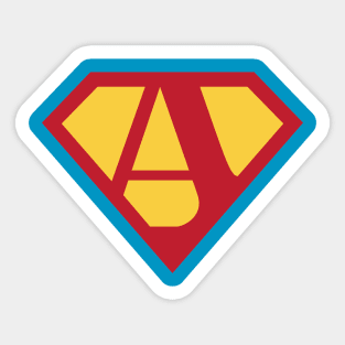 Letter A Sticker